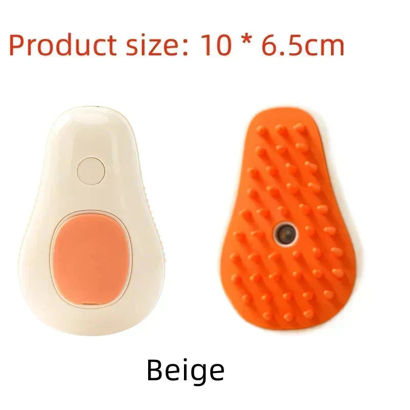 Electric Cat Steam Brush β 3-In-1 Pet Grooming Comb with Water Spray for Cats and Dogs, USB Rechargeable