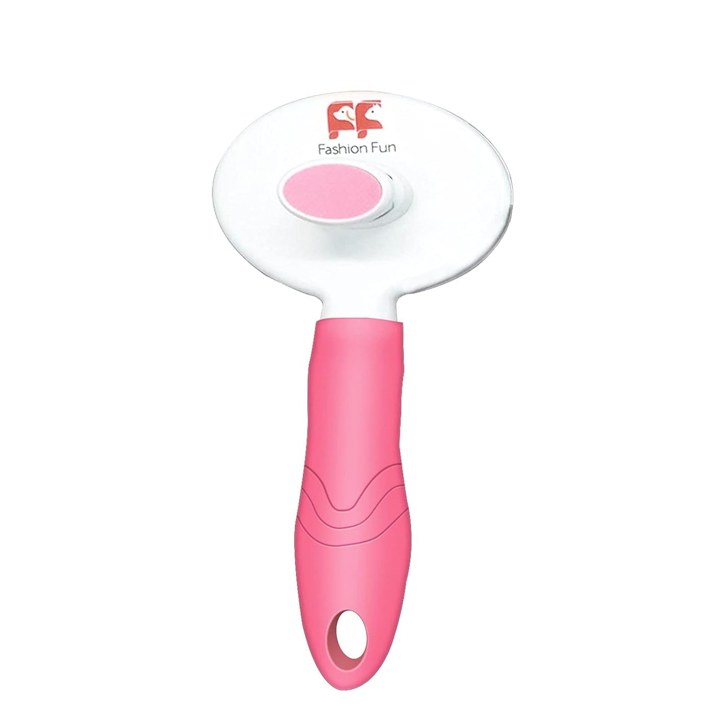Fashionfun Dogs Grooming Brush with Massage Particles Cats & Pets Hair Grooming (Pink)