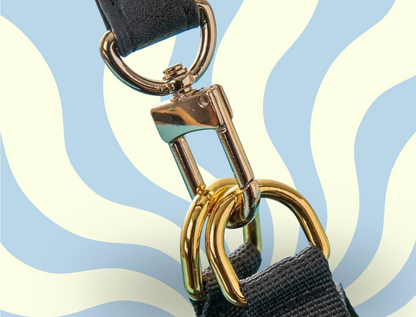 Adjustable Harness Set for Small Medium Dogs, Luxury Leather Fashion Pet Chest Harness