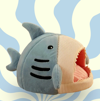 Luxury Plush Shark Pet Bed