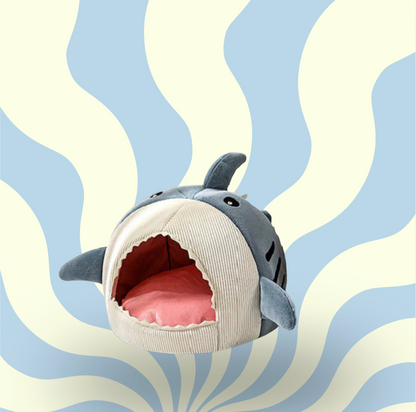 Luxury Plush Shark Pet Bed