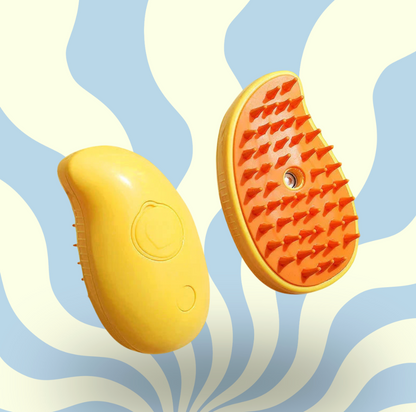 Electric Cat Steam Brush – 3-In-1 Pet Grooming Comb with Water Spray for Cats and Dogs, USB Rechargeable