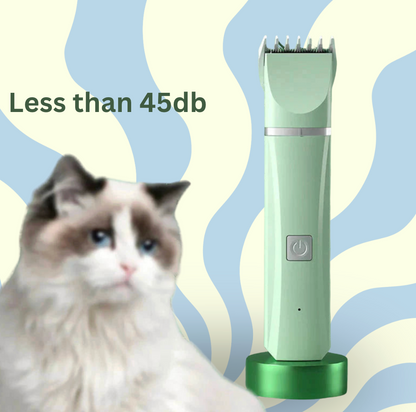 4 in 1 Electric Pet Grooming Kit - Hair Trimmer, Clippers, Nail Grinder for Cats & Dogs