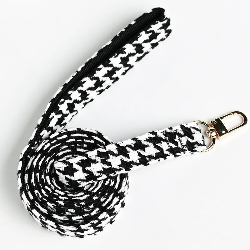 Luxury Pet Harness Leash Set Classic Dog Skirt Clothes with Flower Bowknot for Small Medium Dogs Cats