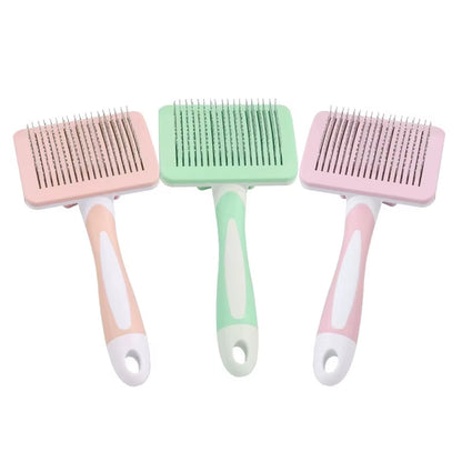 Pet Hair Shedding Comb Dog Cat Brush Grooming Long Hair Indoor Cats Brush Hair Remover Cleaning Beauty Slicker Pet Supplies